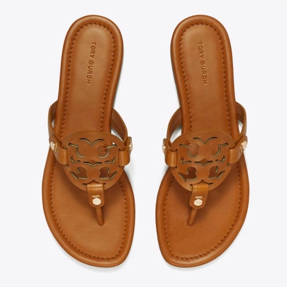 TORY BURCH Miller leather sandals Size 6.5” - Picture 1 of 15